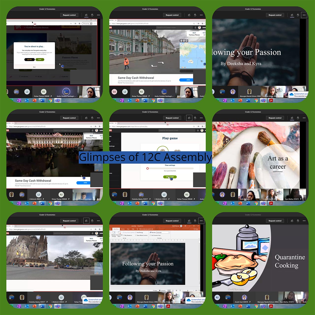 Assembly Grade 12C, August 2020 - 1